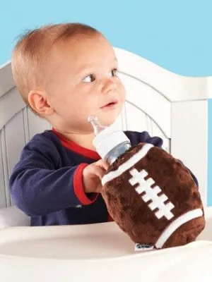 Mud Pie Plush Football Bottle Hugger