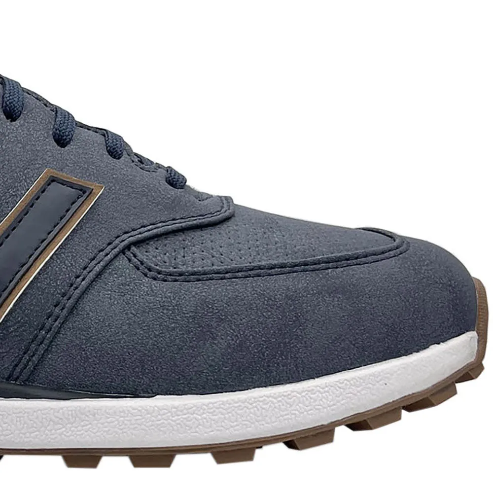 New Balance 574 Greens V2 Spikeless Waterproof Shoes - Navy/Gum