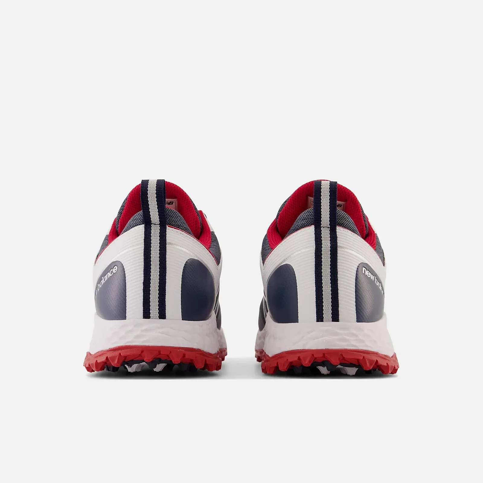 New Balance Mens Fresh Foam Contend Golf Shoe - NAVY RED