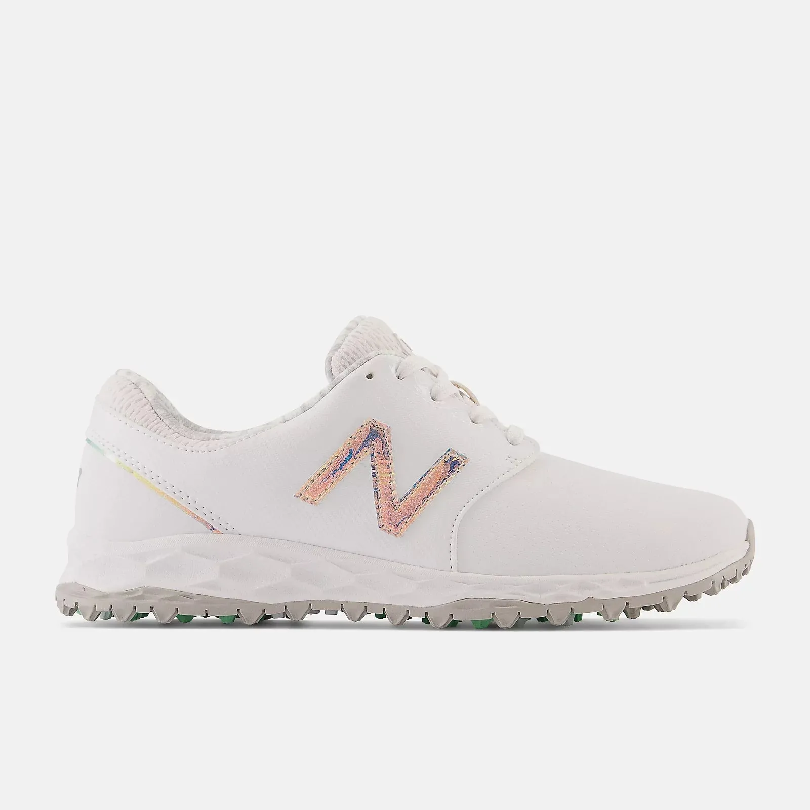 New Balance Womens Fresh Foam Breathe Golf Shoe - WHITE MULTI