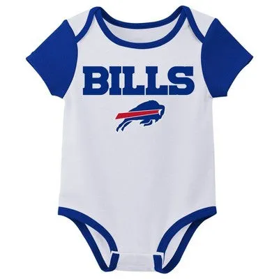 New - NFL Buffalo Bills Infant Boys' 3pk Bodysuit - 18M