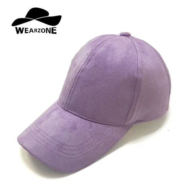 New Suede Baseball Cap Casual Men Women Hat Suede Snapback Hat Gorra Hombre Solid Cappello Hip Hop Baseball Cap