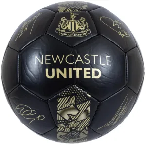 Newcastle United Phantom Signature Football - Black