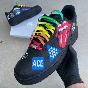 Nike AF1 Low "Logo Bomb" Sneakers - Custom Order