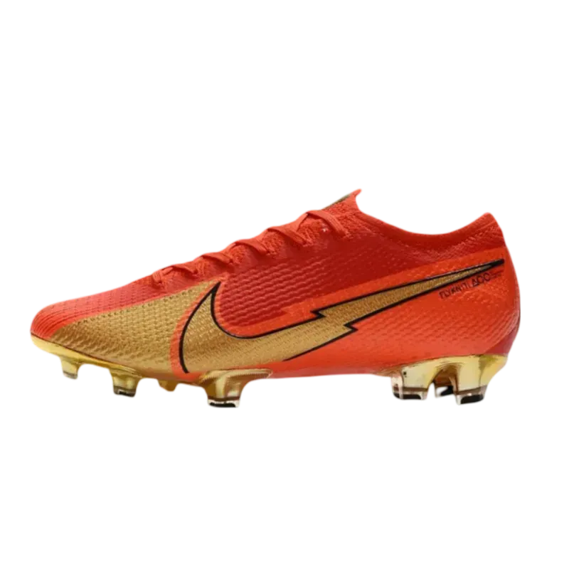 Nike Mercurial Vapor 13 Elite FG Ronaldo CR100 Red Gold - Goatkits Boots