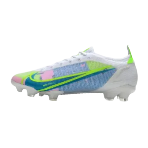 Nike Mercurial Vapor 14 Elite FG White Bleu Volt - Goatkits Boots