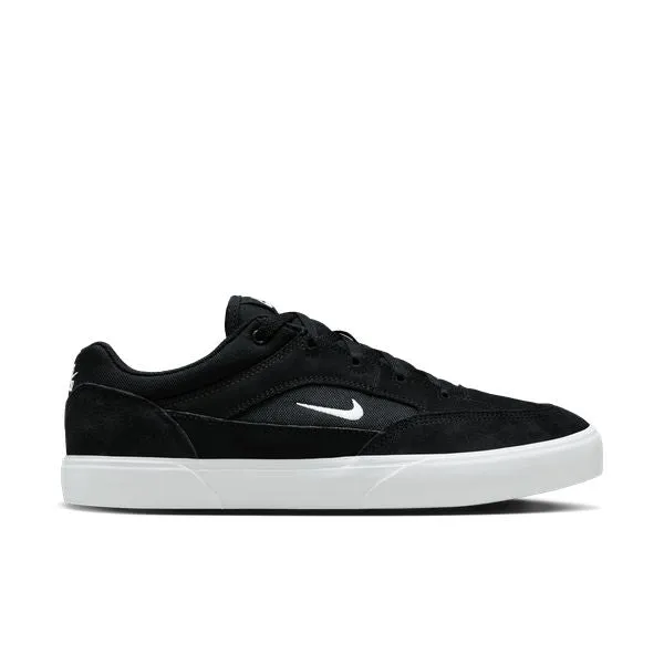 Nike SB Malor Skate Shoes Black - White - Black