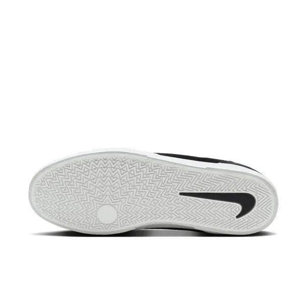 Nike SB Malor Skate Shoes Black - White - Black