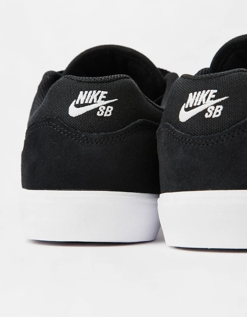 Nike SB Malor Skate Shoes - Black/White-Black-White