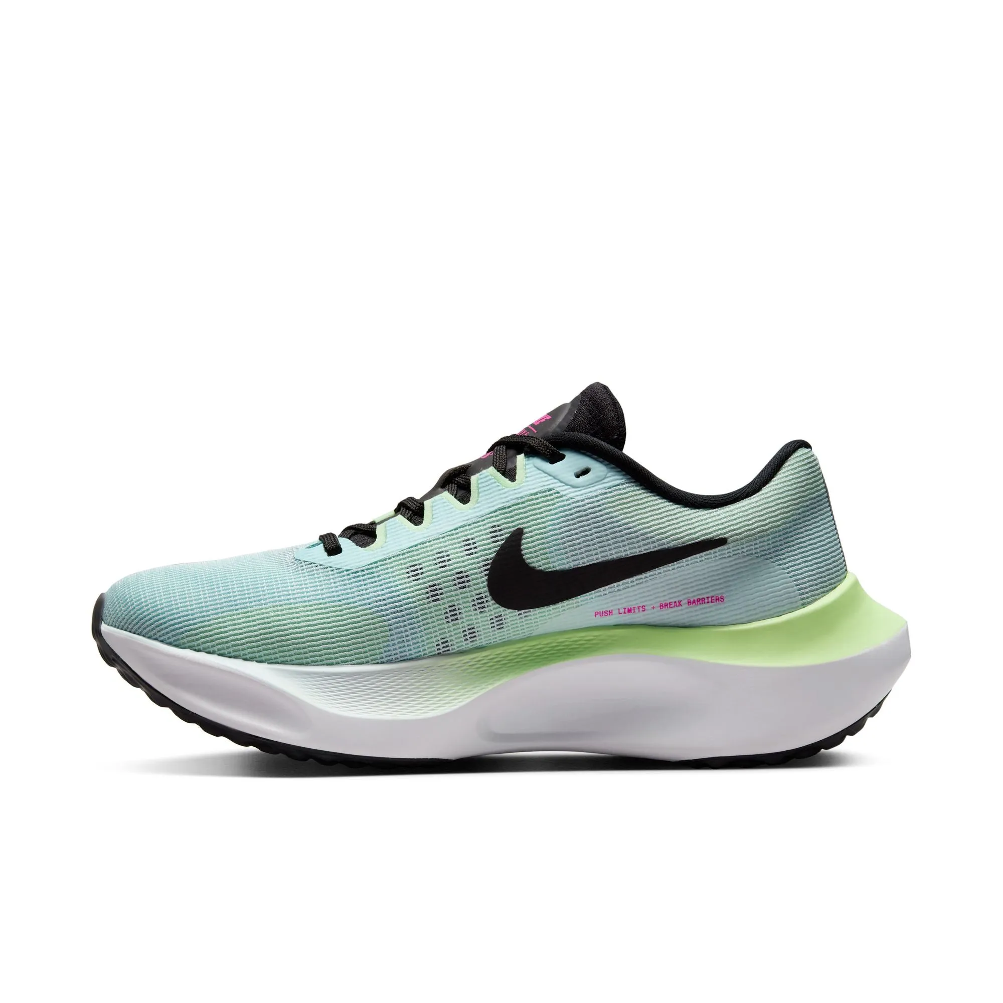 Nike Women's Zoom Fly 5 Running Shoes Glacier Blue / Vapour Green / Black