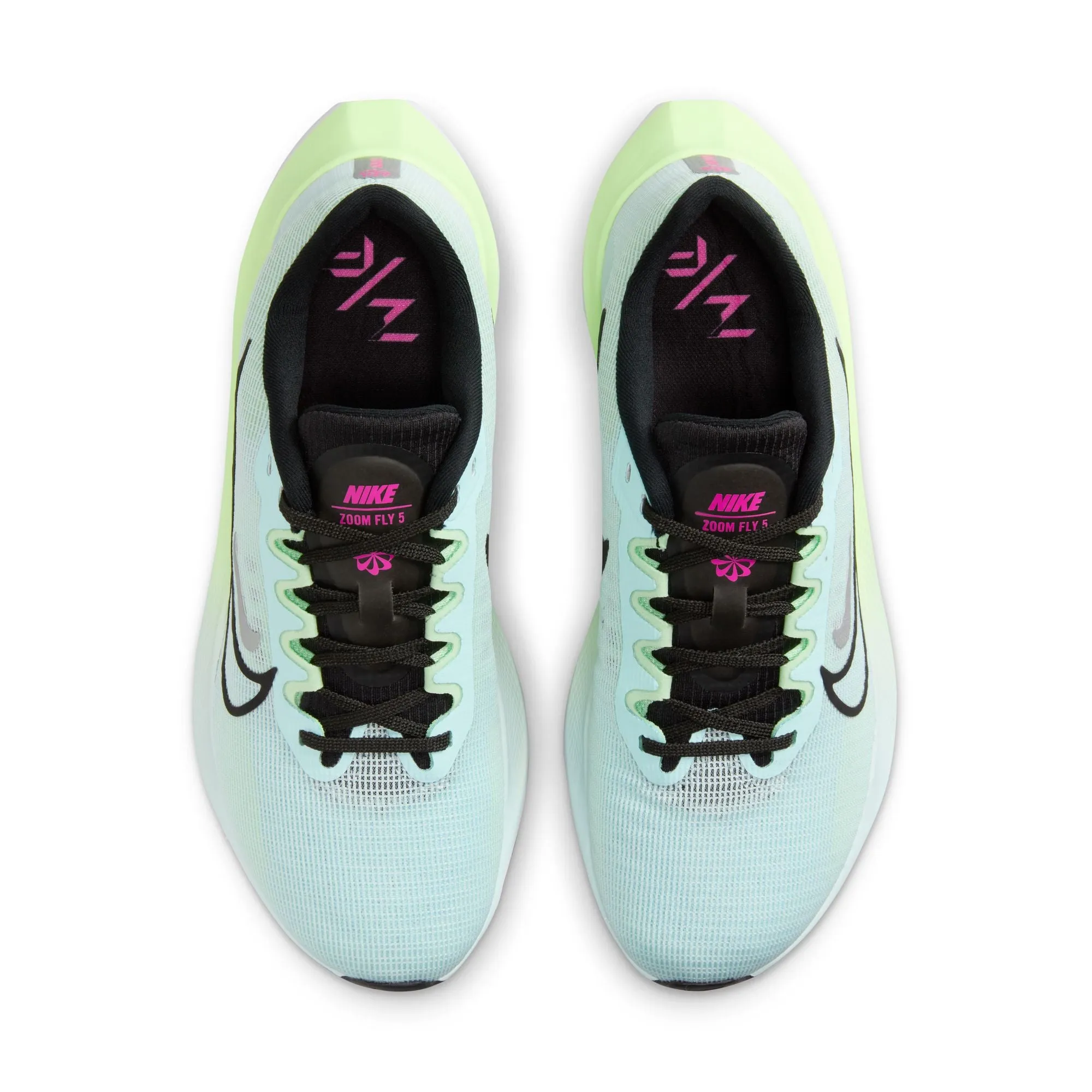 Nike Women's Zoom Fly 5 Running Shoes Glacier Blue / Vapour Green / Black