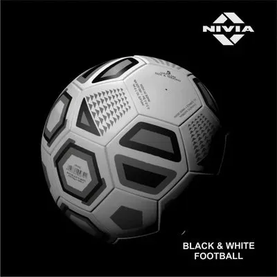 Nivia Black & White Football | KIBI Sports