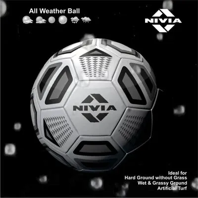 Nivia Black & White Football | KIBI Sports