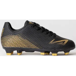 Nomis Magnet FG Kids Footy Boot - Black/Gold