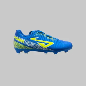 Nomis Prodigy 2.0 FG Boots- Blue/Fluro Lime/White- JUNIOR