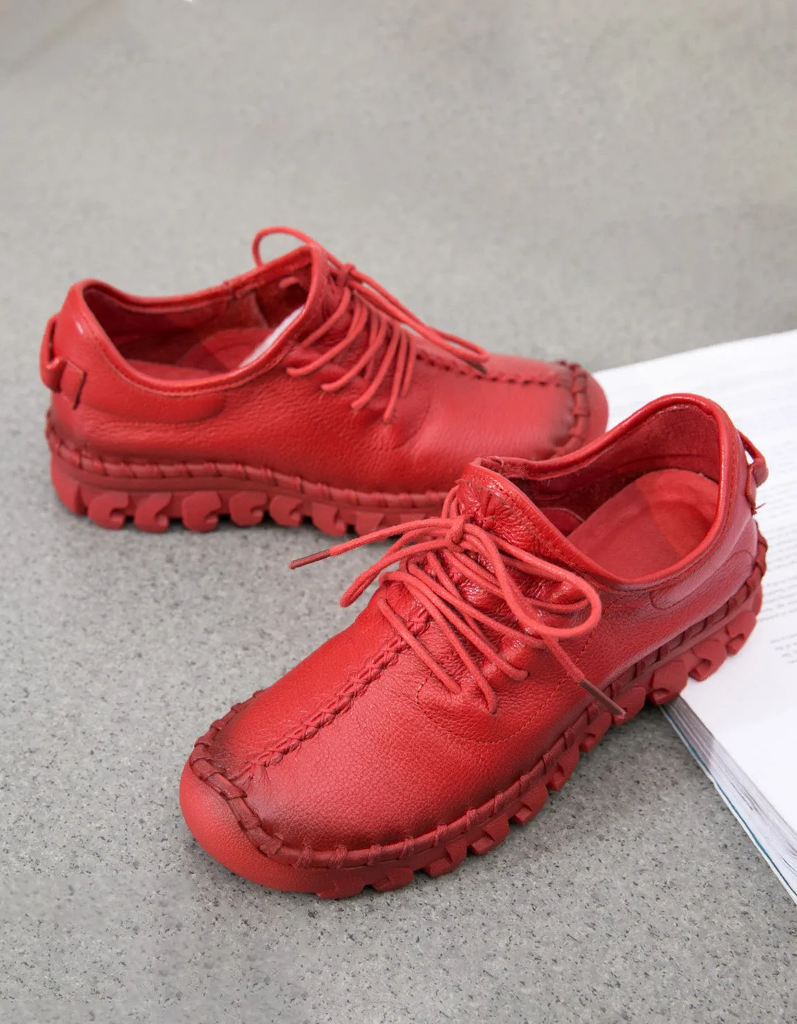 Non-slip Comfortable Leather Walking Shoes