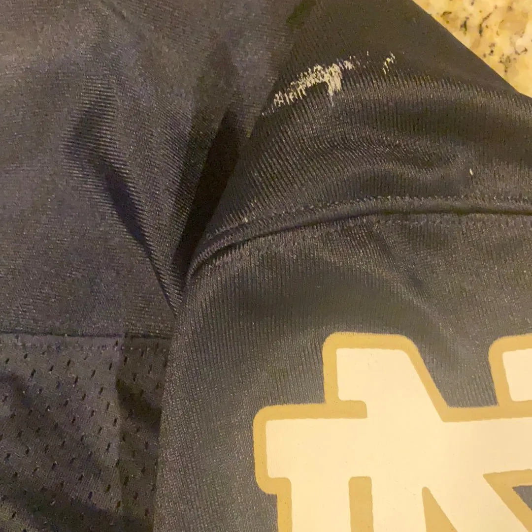 Notre Dame Football 2017 Practice Worn Game Jersey Under Armour #27