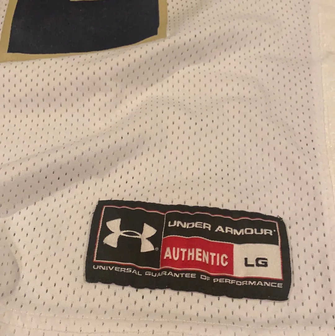 Notre Dame Football Practice Worn Game Jersey Under Armour #12