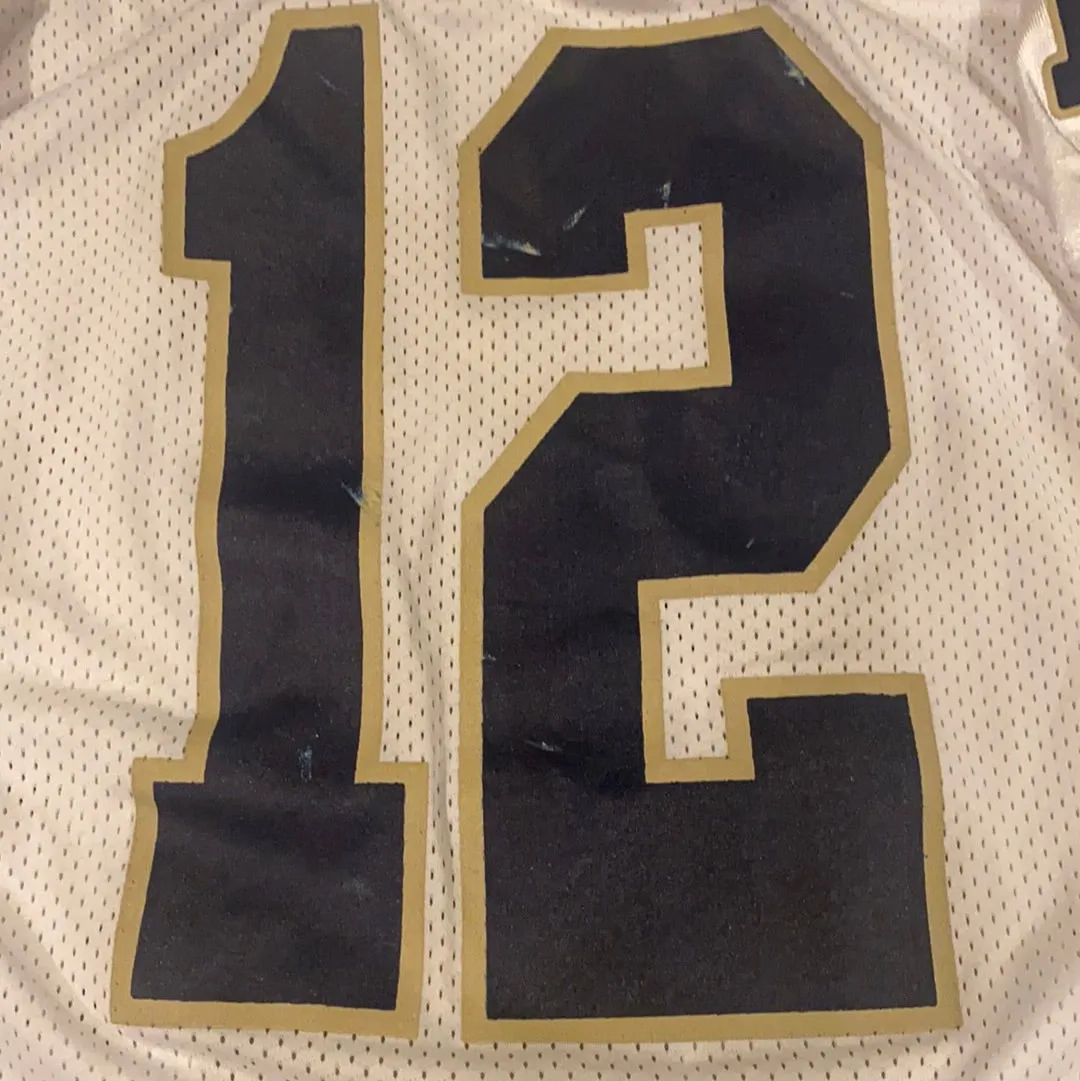 Notre Dame Football Practice Worn Game Jersey Under Armour #12