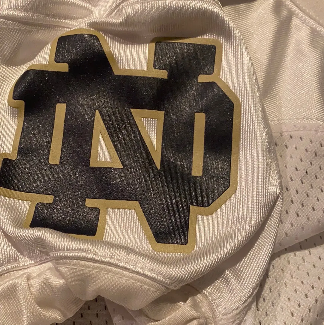 Notre Dame Football Practice Worn Game Jersey Under Armour #83