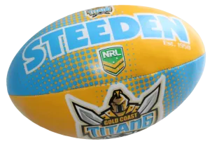 NRL 6 Inch Supporter Sponge Football - Gold Coast Titans - Ball