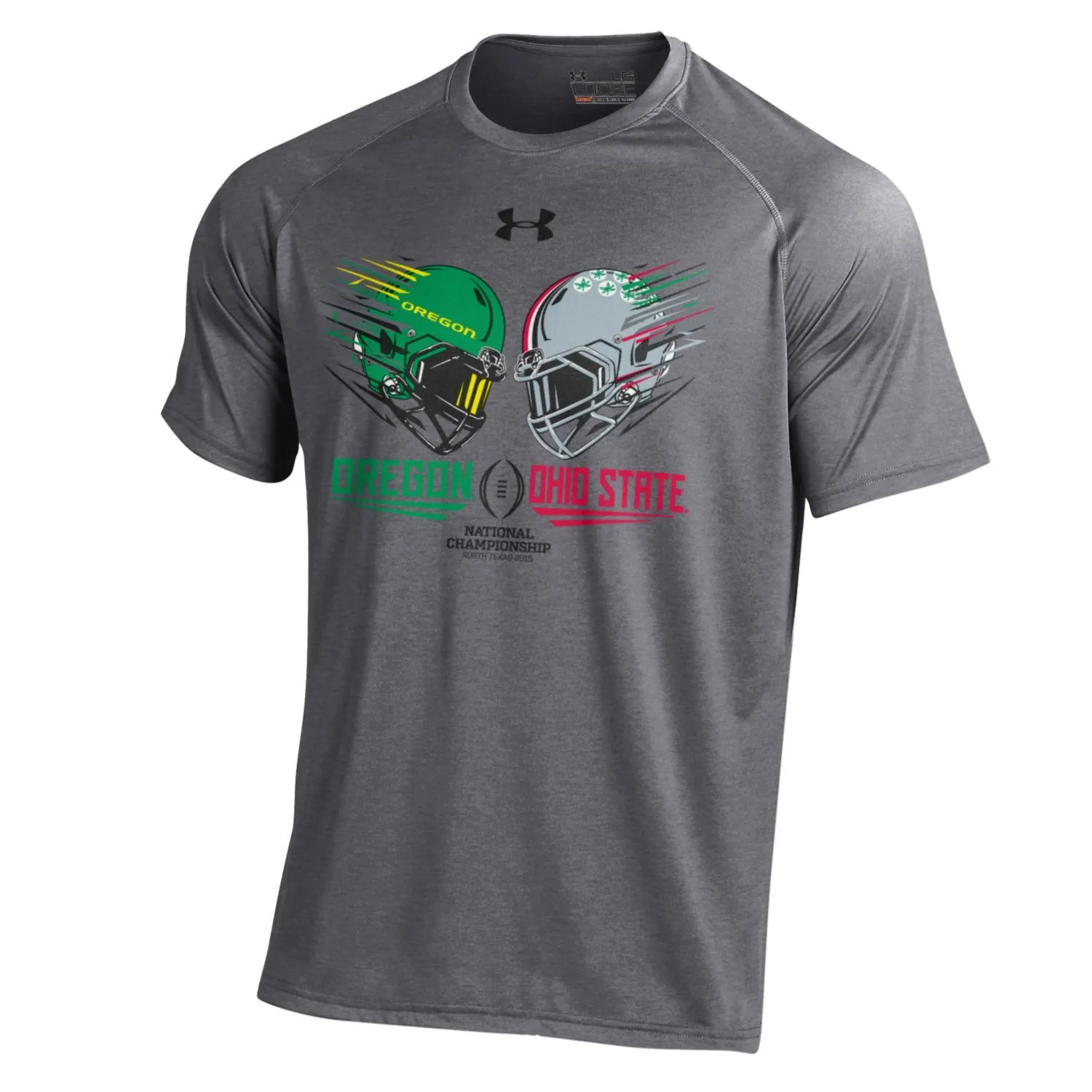 Ohio State Buckeyes Oregon Ducks UA 2015 Football National Championship T-Shirt