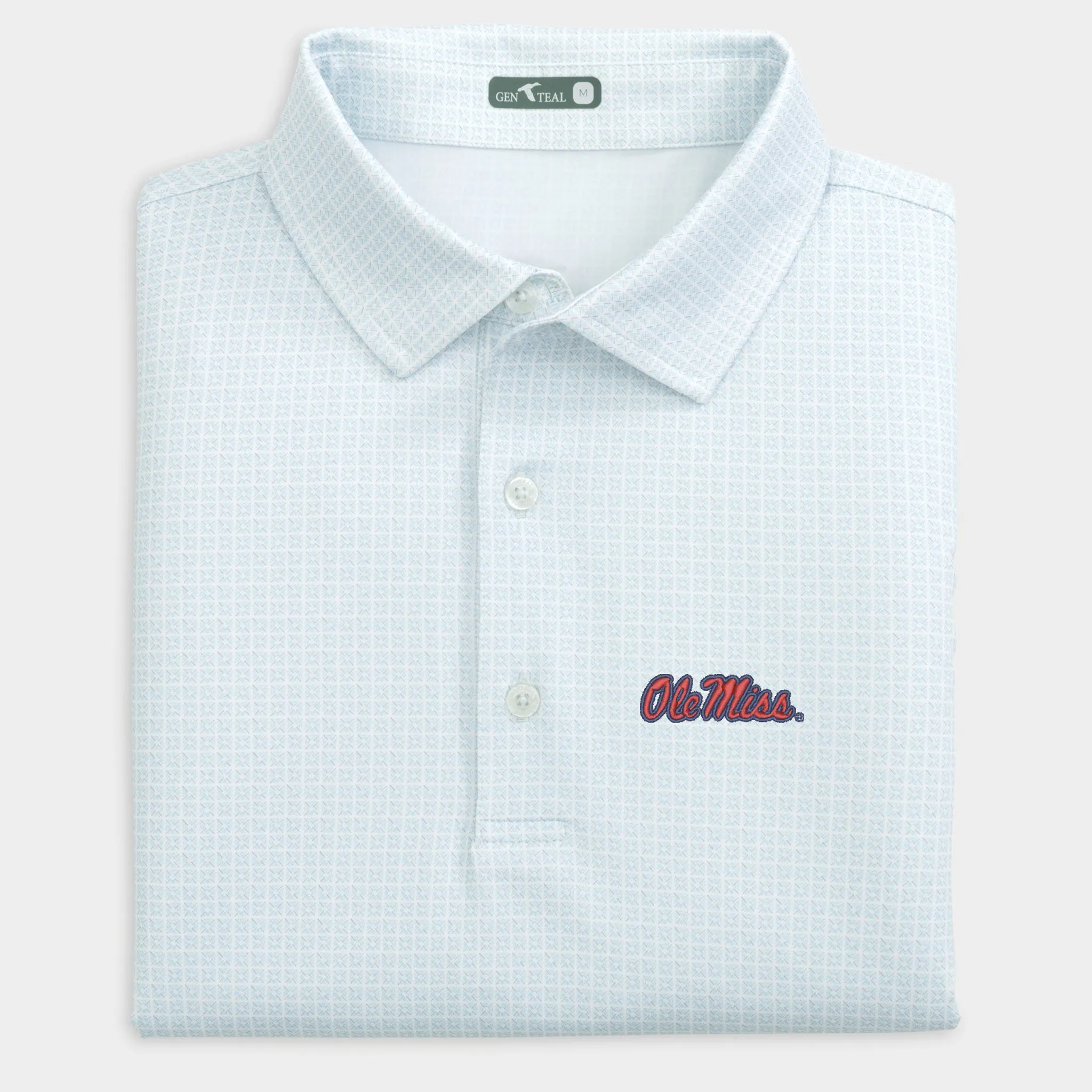 Ole Miss Tile Printed Performance Polo