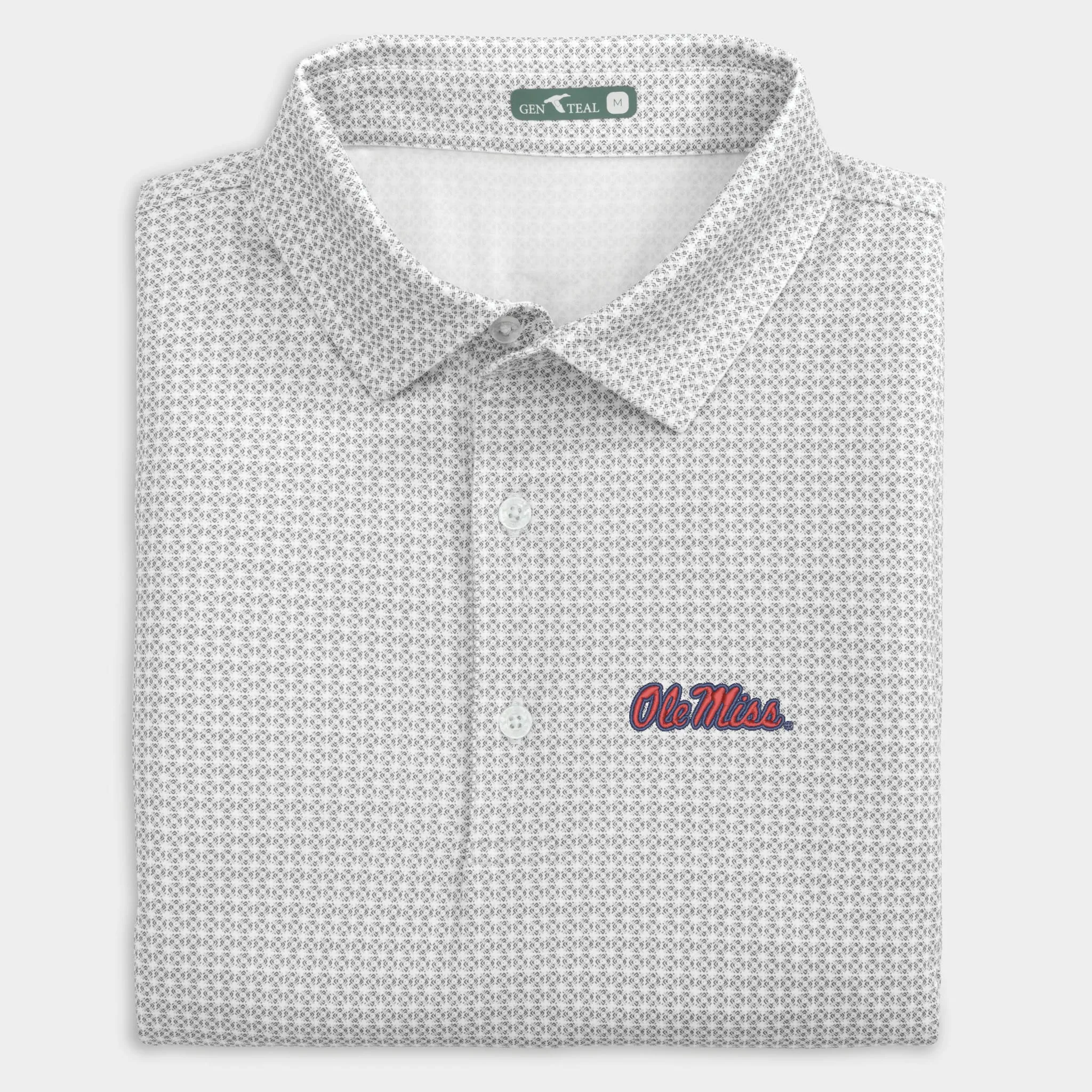 Ole Miss Tile Printed Performance Polo