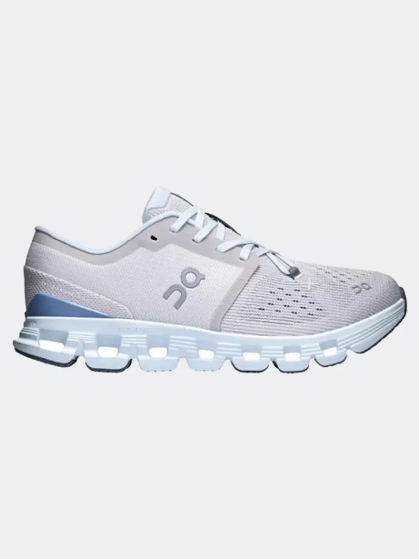 On Cloud X 4 Women Training Sneakers Silver/Chambray