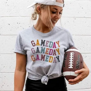 Online Exclusive | Gameday Gameday Gameday Graphic Tee in Gray