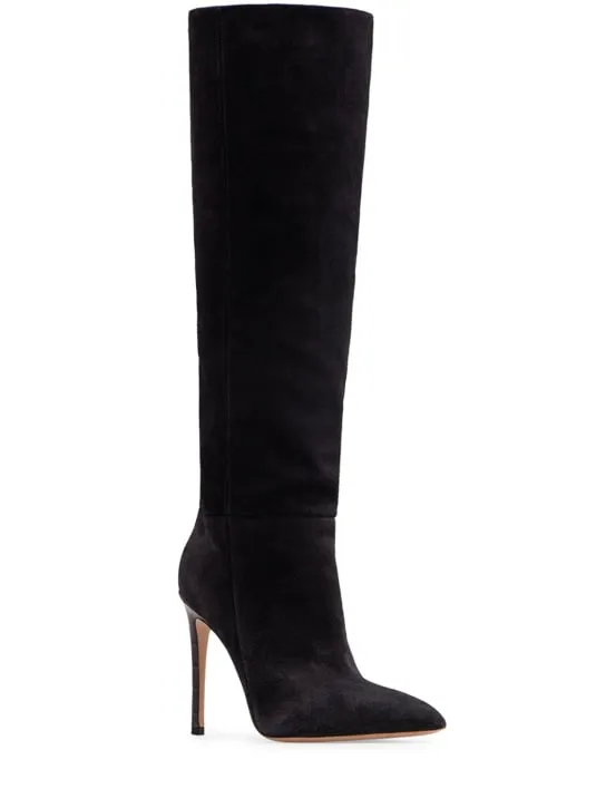 Paris Texas   105mm Suede tall boots 