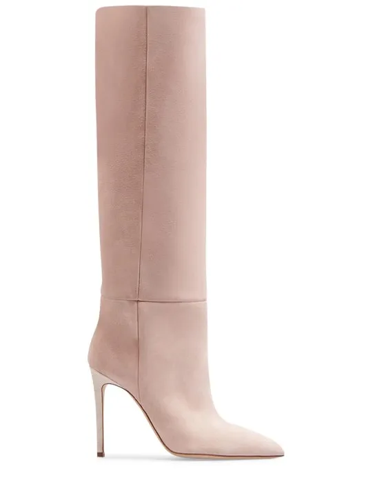 Paris Texas   105mm Suede tall boots 