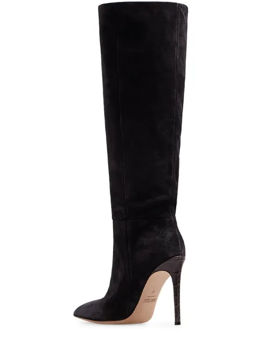 Paris Texas   105mm Suede tall boots 