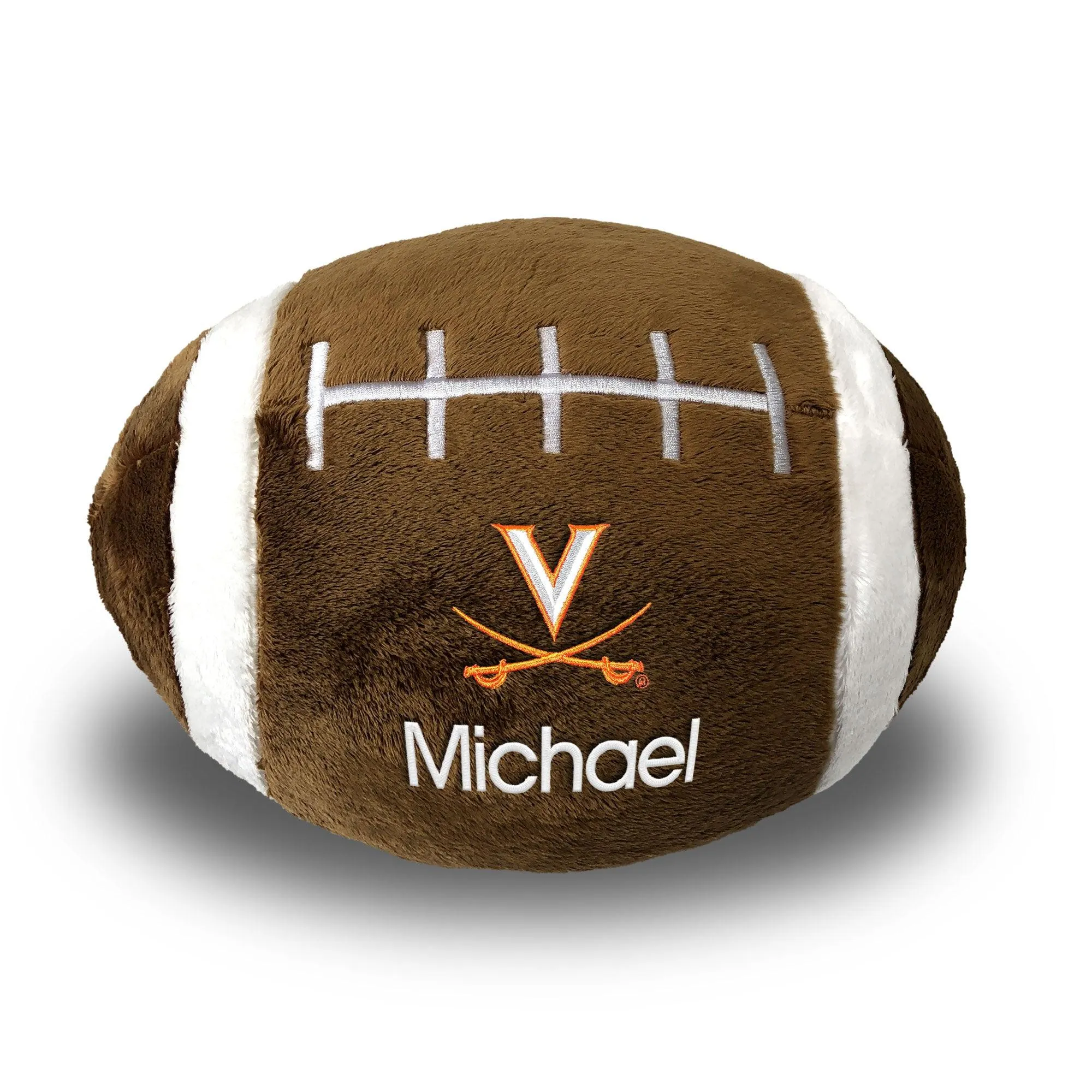 Personalized Virginia Cavaliers Plush Football