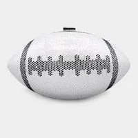 PORTS:  BLING FOOTBALL SHAPED PURSE