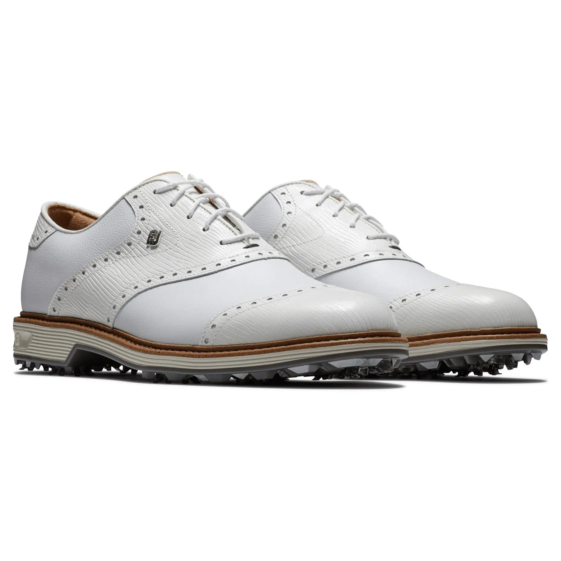 Premiere Wilcox DJ Golf Shoes White/White/Light Grey - 2024