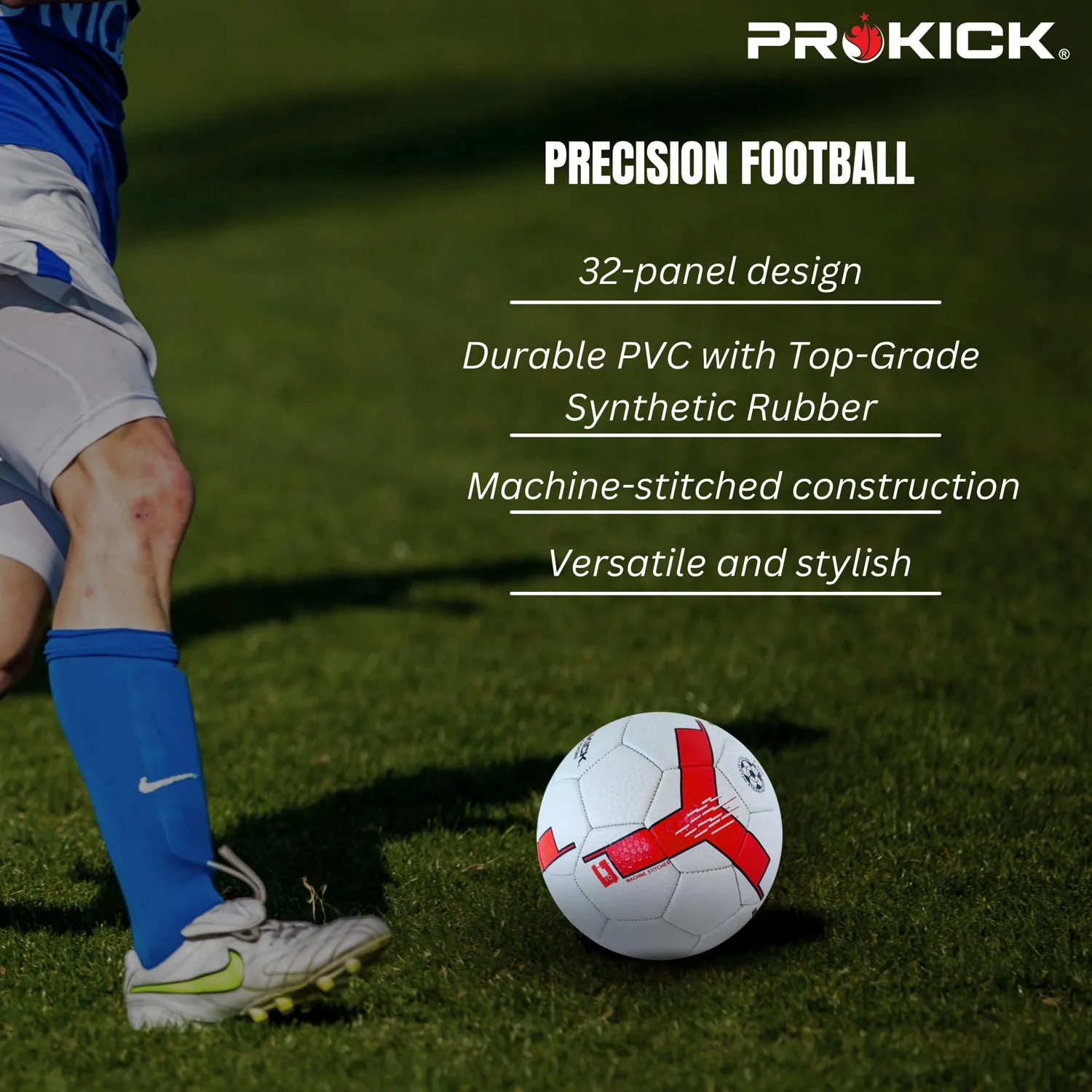 Prokick Precision Machine Stitched 32 Panel Footballs