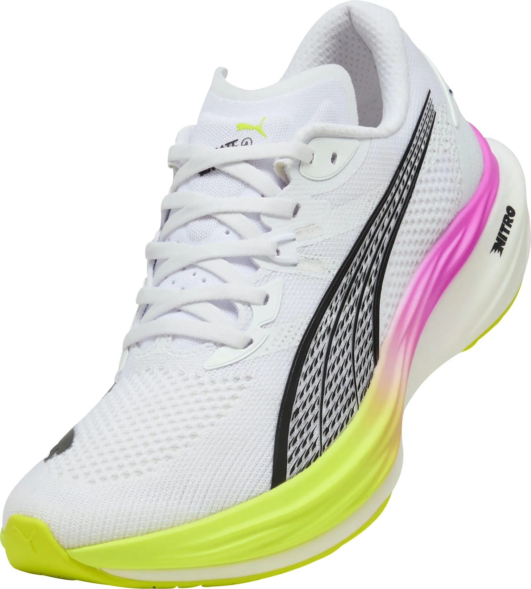 Puma Deviate Nitro 3 Mens Running Shoes - White