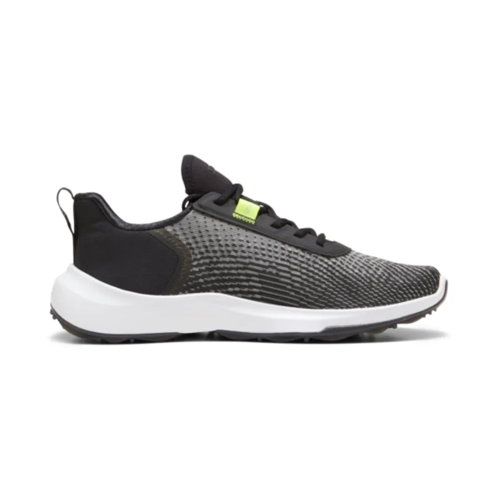 Puma Men's FUSION CRUSH SPORT Spikeless Golf Shoes - Puma Black/Electric Lime