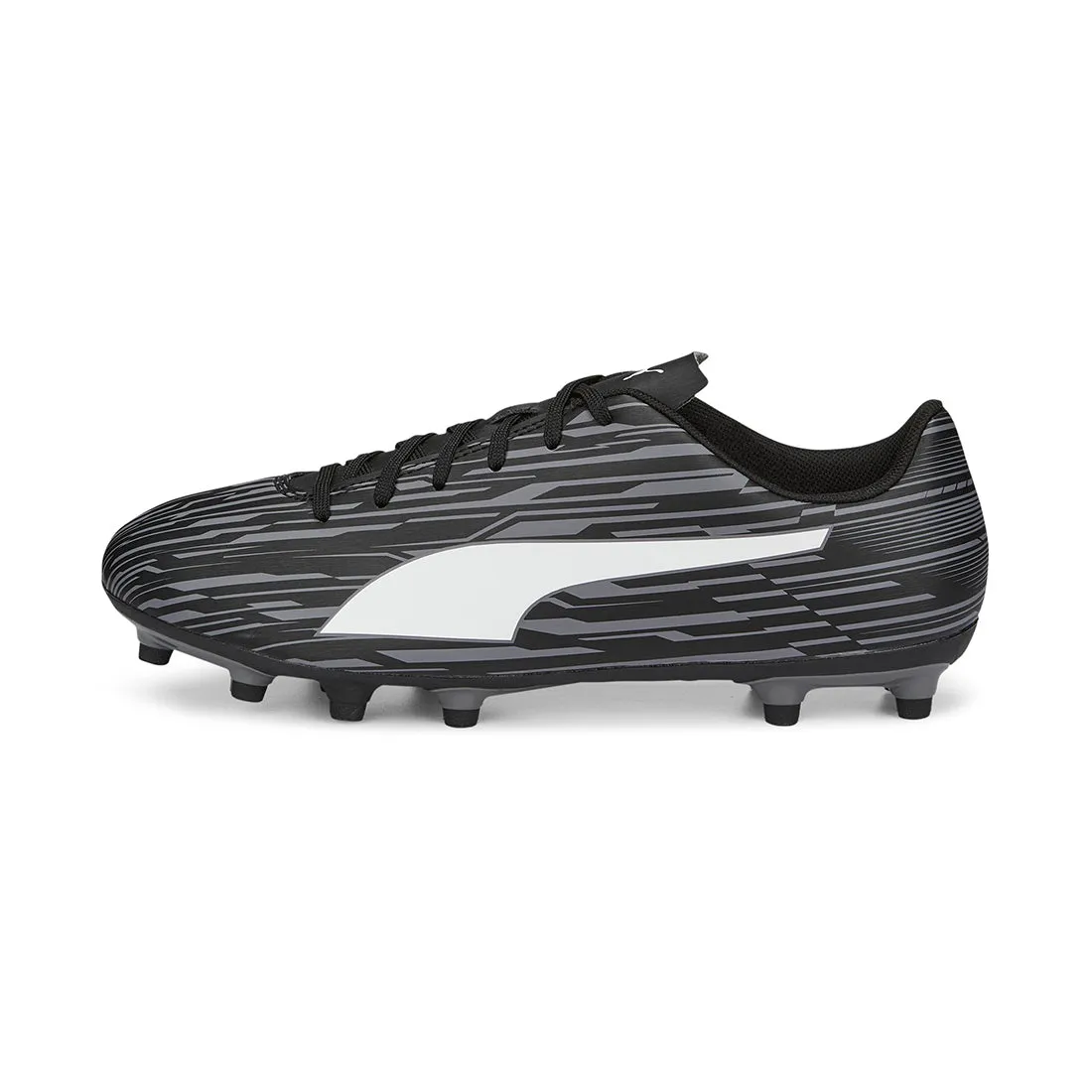 PUMA RAPIDO III FG/AG MEN'S FOOTBALL BOOTS BLACK