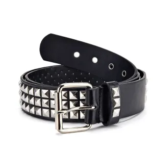 Punk Belt Pyramid Rivet Belt with Catch Beads