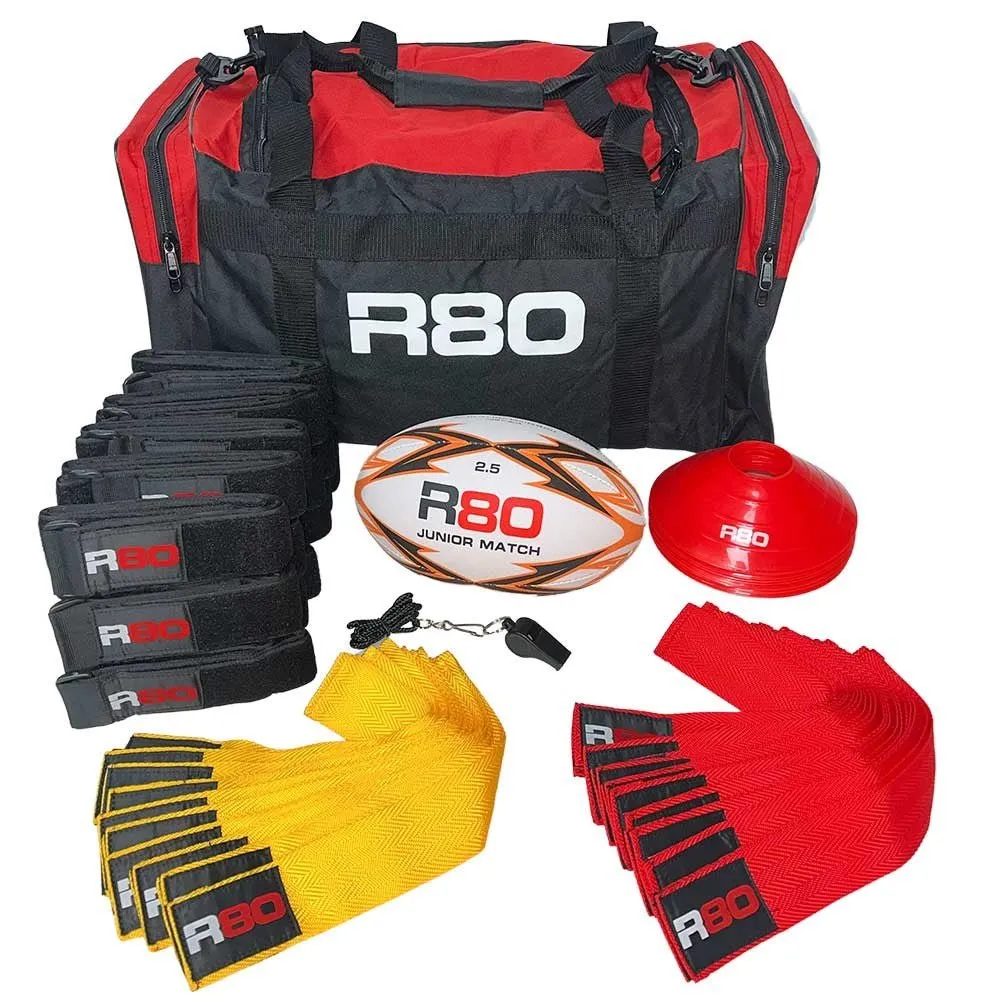 R80 Junior Rippa Rugby Game Sets -  15 Player Teams