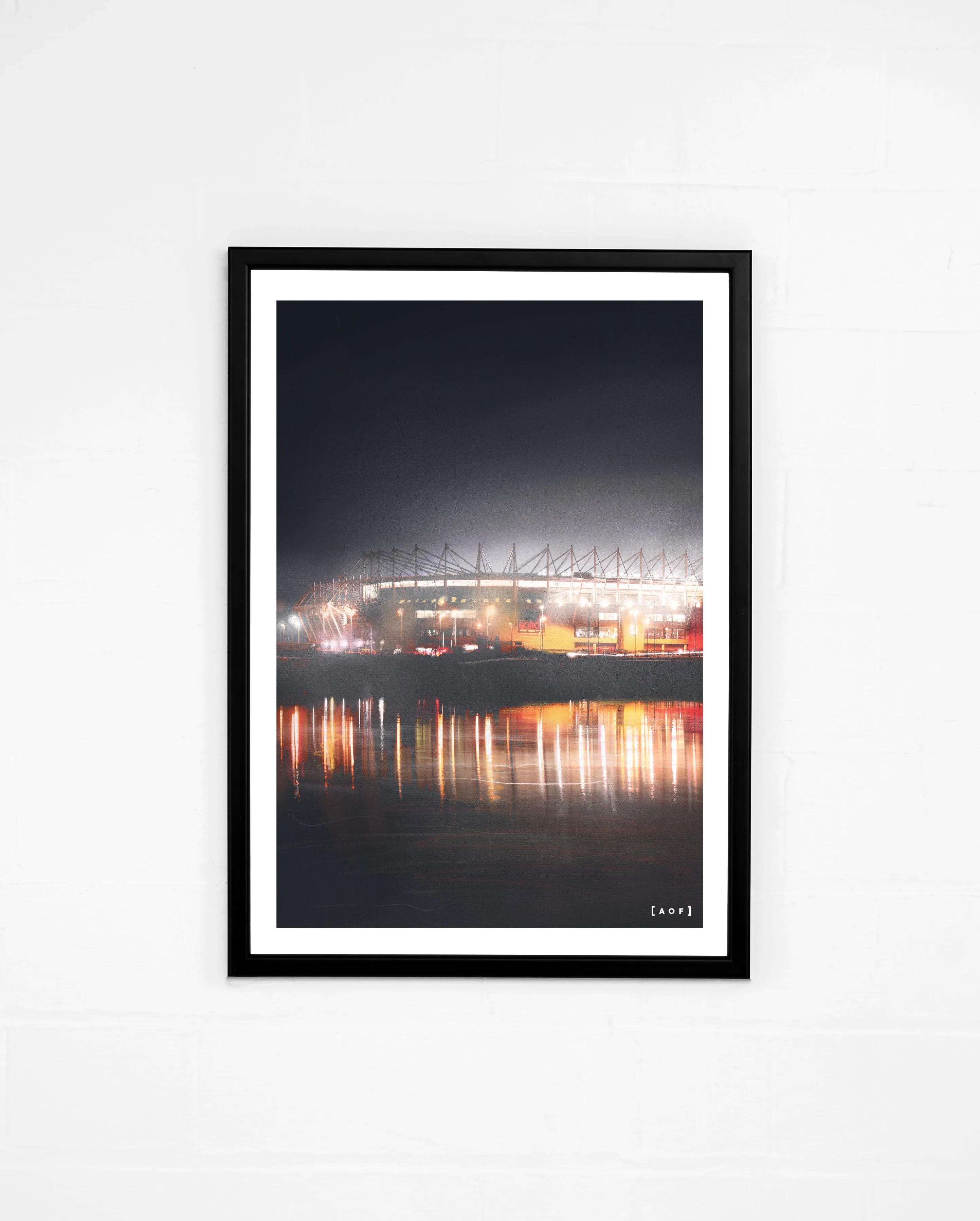 Riverside by Night - Print