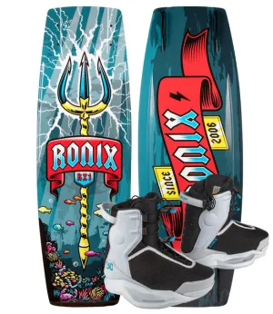 Ronix RX1 Boys Wakeboard Package with Vision Pro Boots (2025)