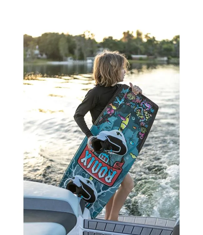 Ronix RX1 Boys Wakeboard Package with Vision Pro Boots (2025)