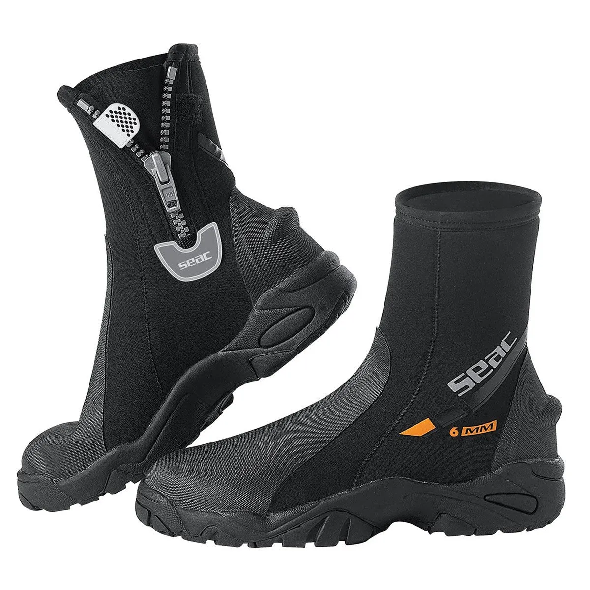 Seac 6mm Neoprene Pro HD Wetsuit Boots with Side Zipper