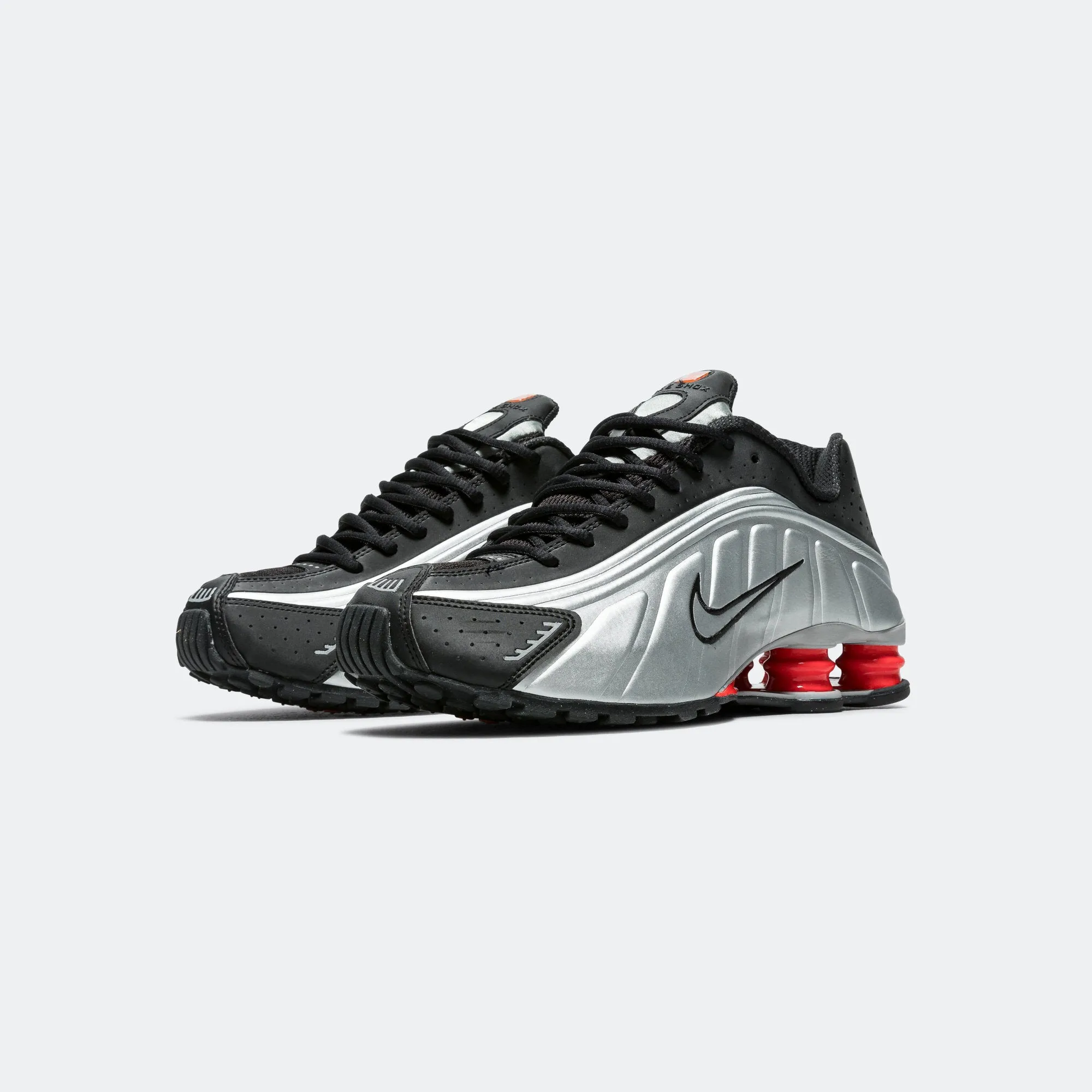 Shox R4 - Black/Metallic Silver-Max Orange