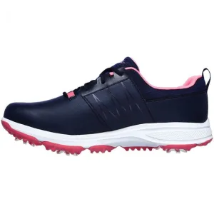 Skechers Go Golf Finesse Junior Spiked Shoes - Navy/Pink