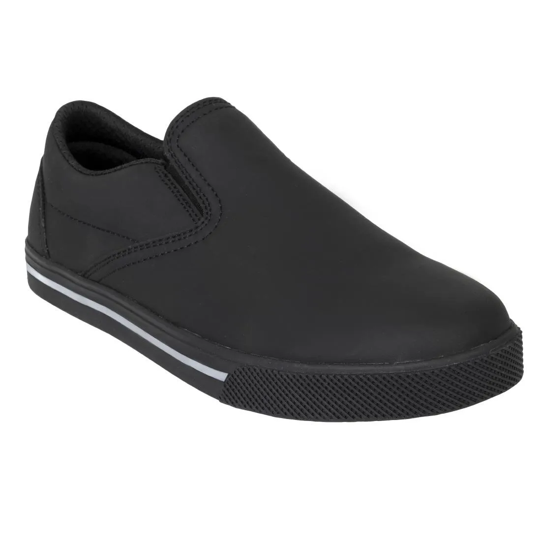 Slipbuster Microfibre Slip-on Shoe Matte Black 41 - BA062-41