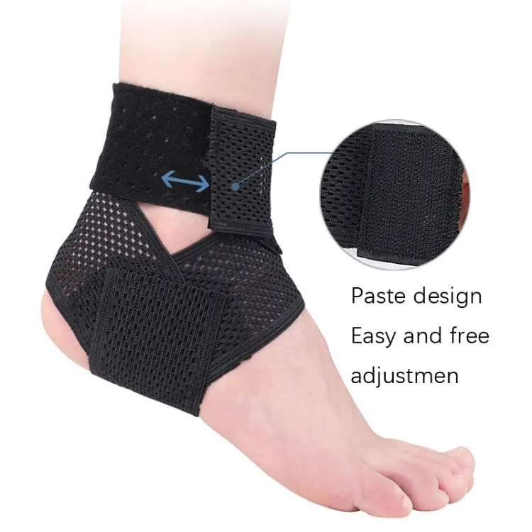 Summer Thin Type Anti-Twist Injury Sweat-Absorbent Breathable Strap Ankle Support(XL)